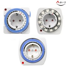 ADIT 간판 전기 콘센트 타이머콘센트 멀티탭 타임스위치, BM0020, 1개