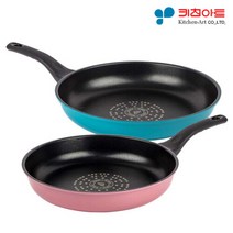 키친아트 [1+1] 심플리 다이아몬드 5중코팅 프라이팬, 09.그릴팬 28cm/07.궁중팬 28cm