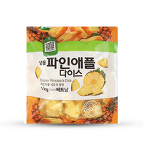 냉동 파인애플 다이스 1kg, 4팩