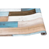 쇼핑을잇다 벽지 Peel and Stick Wood Wallpaper Mediterranean Style Vinyl Self-Adhesive Plank Contact, 01 a_01 45cmx1m