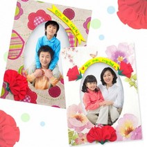 빨간오리 카네이션 냅킨 직사각액자2 -5인 세트(만들기)
