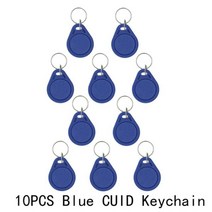 5/10 CUID 재기록 가능한 스마트 키 Fob 13.56Mhz 복사기 복제 칩 카드 Gen2 변경 가능 S50 1K 프로그래머 태그 ISO14443 쓰기 토큰, As The Picture Shows 2