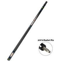 CRICAL 큐 싱글 버트 유니록/총알 3/8*8 전체 큐가 아닌 방사형 핀 조인트, 08 Radial 1