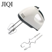 파운터반죽기 JIQI Electric 7 스피드 반죽 핸드 믹서 밀크 크림 Frother Batter Stirrer Whisk Egg Beater 푸드 블렌더 케이크 베이킹 프로세