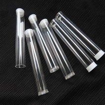답례품 튜브 포장용기 PVC 대량 투명 19.5cm, 1튜브통19.5cm-블랙