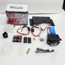 TOYAN FS-L200AC 2 실린더 공기 냉각 니트로 엔진 완구 모델 4 스트로크 메탄올 DIY 키트 장난감, 03 methanol version KIT
