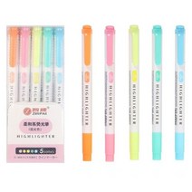 Student Stationary Office Supplies Candy Color Points Marker Graffiti Pen Fluorescent Drawing Highli, 05 E