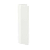 이케아 IKEA 손잡이 화이트 130x40x40mm 알루미늄, 1개