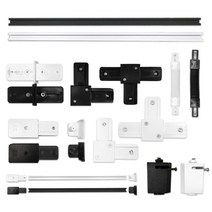 호강조명 레일부속품, 1개, 11 자바라연결 (흑색)