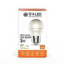 HY 백열전구 25W 대체 LED 인지구 3W 전구 3W 3W전구