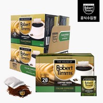 로버트팀스 커피백 이탈리안 에스프레소 티백커피, 5.6g, 28개입, 4개