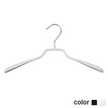 제이지몰-코팅옷걸이 상의 하의(블랙 화이트)-여성용 아동용 논슬립옷걸이 바지걸이 집게걸이- 10개 판매가 옷걸이, 1개, 코팅상의 여성용(화이트) 10개