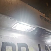 링라이트푸조 308 II Mk2 208 207 CC 백색 LED 후면 등록 번호 조명 램프 어셈블리, 01 WHITE_01 6000k