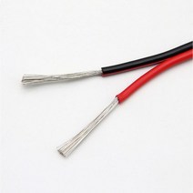 주석 도금 구리 절연 PVC 연장 LED 스트립 케이블 UL2468 2 핀 전선 AWG 게이지 16 18 20 22 24 26 2830 5m 10m 20m, Red-Black_5 Meters | 16AWG
