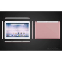 2022 학습 6GB + 128GB 태블릿 4g 듀얼 SIM 안드로이드 9.0 태블릿 와이파이 GPS 10.1인치 태블릿 줌 지원 넷플릭스 지원, 분홍색