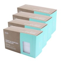 에이브 순면100% 부직포화장솜 5x6cm 80매, 4개