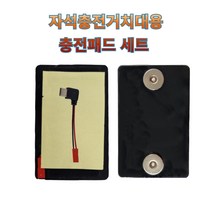 프로라이더스 스피드샵 오토바이 자석충전거치대용 충전패드세트, 5핀타입, 블랙