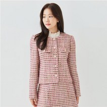 로엠 포켓 트위드 자켓 RMJKC4TS56