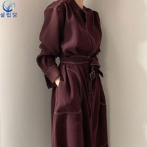 셀럽당 원피스 여자 스타일리쉬한 핏으로 날씬해 보이고 하프 트렌치 코트