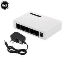 네트워크 스위치 허브 5포트 100 Mbps 고속 미니 이더넷 LAN RJ45 네트워크 스위치 기가비트 관리되지 않, 01 US Plug