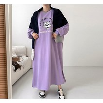 블랙캣 기모 롱원피스