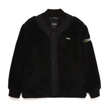 내셔널지오그래픽 N214UFT950 말레이맥 라운드 플리스 후리스 뽀글이 풀집업 CARBON 블랙