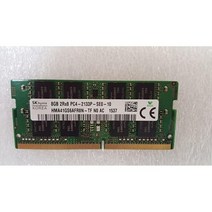 HYNIX 8GB DDR4 2133MHZ PC4-17000 260-PIN1.2V SODIMM 노트북 메모리 HMA41GS6AFR8N-TF