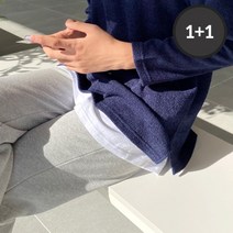 올멋 1+1 2장가격 활용갑 레이어드 민소매 나시 티셔츠