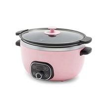 GreenLife 슬로우쿠커 약탕기 계란 요리 추천 중탕기 210590, Soft Pink_6QT Slow Cooker | PF