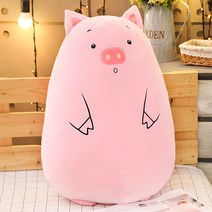 나이스샵 못난이 공룡 고양이 대형 동물 모찌인형 바디필로우, 돼지
