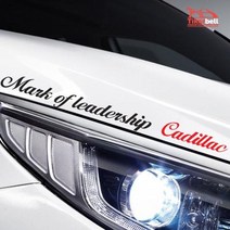 티볼리아머 흘림체 슬로건 로고 차량용스티커 깔끔한, 화이트, 소형