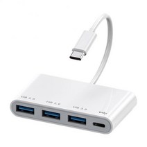4 in 1 USB-C Hub 4-port USB 3.0 2.0 Type-c Extender 멀티 분배기 어댑터 USBType-C 다기능 익스텐더, [01] TYPE-C