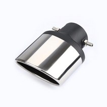 머플러팁 1Pcs 스테인레스 스틸 배기 파이프 머플러 Tailpipe 팁 기아 포르테 Cerato K3 2009-2023 후면 꼬, 02 1Pcs-Pipe bend