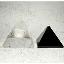 크리스탈 피라미드 흑요석 피라미드 장식품 소품
