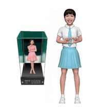아바타피규어 주문제작 실사 학생 피규어 졸업 졸업패 진학 진학패 트로피 감사 감사패 기념 기념패 축하 축하패 공로 공로패 선물, 5번- 여학생 교복