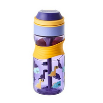 락앤락 원터치 아동용 빨대물병 450ml ABF766VOL, VIOLET, 1개