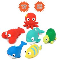 패리스독 오션애니멀 라텍스토이(P10), 1개