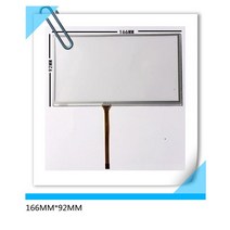 15.6인치 터치 패널 휴대용 모니터166MM x 92 MM 새로운 7 인치 6.95 저항 터치 스크린 166x92mm, 한개옵션0