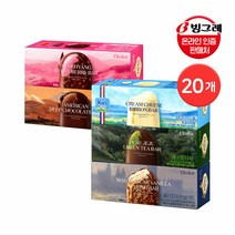 빙그레 끌레도르 카톤 바 아이스크림 20개 / 바닐라아몬드 / 청정제주녹차 / 끼리크림치즈 / 딸기 / 초콜릿, 카톤 바 끼리크림치즈 20개
