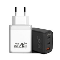 UM2 65W Gan PD 고속 충전기 miniGAN65W3, 1개, 화이트