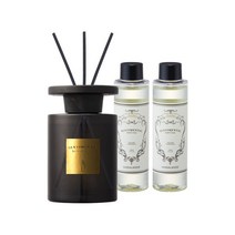 [센티멘탈] 우드 디퓨저 300ml 공병(150ml 리필x2), 향선택:우디엠버 / 병선택:브라운