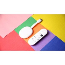 구글 크롬 캐스트 4세대 with Google TV HD 스마트폰 미러링 미라캐스트, 화이트