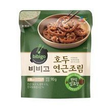 CJ더마켓 반찬 집밥 가정식 건강식 탑티어 비비고 호두연근조림 우엉채 연근채 채식 90G, 3개
