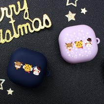 버즈라이브 프로 버즈2 케이스 어흥윈터(소프트) 퍼플트리, 모델명/품번