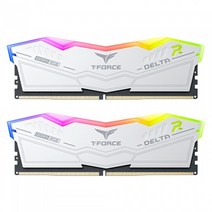 TeamGroup T-Force DDR5-5600 CL36 Delta RGB 화이트 패키지 서린 (64GB(32Gx2))