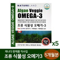 캐나다 식물성 오메가3 비타민D 비타민E EPA DHA 미세 조류 NCR오메가3 식물성오일 임산부 수유부 어린이 청소년 중년 노인 추천 눈 건조 뼈건강 혈행 혈액 순환 개선 영양제, eksdlf_다섯개