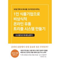 1인 식품기업으로 비상식적 온라인 유통 트리플 시스템 만들기 : 시스템으로 회사를 살린다, 티핑파인더(김규남) 저, 창조와지식