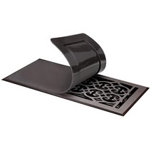 CQMMA 홈 벤트 커버 2팩 19.1 x 30.5cm(7.5 x 12인치) 강한 마그네틱 AC 및 HVAC 벤트 커버 포켓 디자인으로 대부분의 바닥 벽 천장 및 에어 레지, Brown_7.5 x 12
