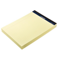 포핀스트레이딩 리갈패드 A4 50매, 옐로우, 6개