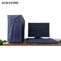 모니터커버 Alwaysme 3pcs 또는 1pcs 세트 27 인치 29 인치 32 인치 컴퓨터 먼지 커버 보호대 범용 dell sumsung hp lenovo benq에 119, 3pcs-24 인치